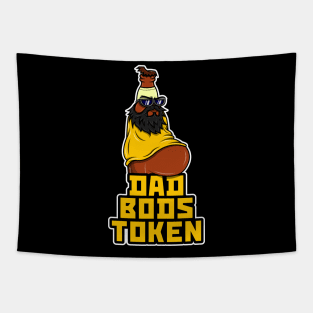 Dad Bods Token - The Main Logo Tapestry