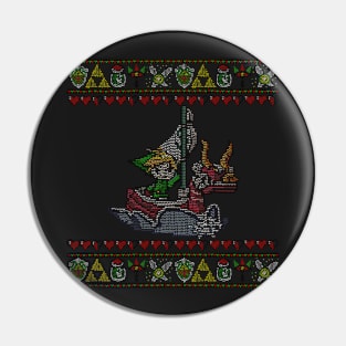 Windy Christmas Pin