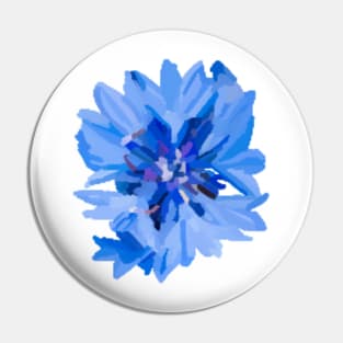 Blue flower Bloom- Frozen- Winter Pin