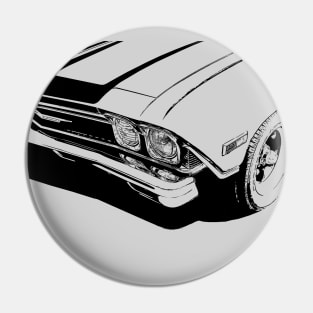 1968 Chevy Chevelle - stylized Pin