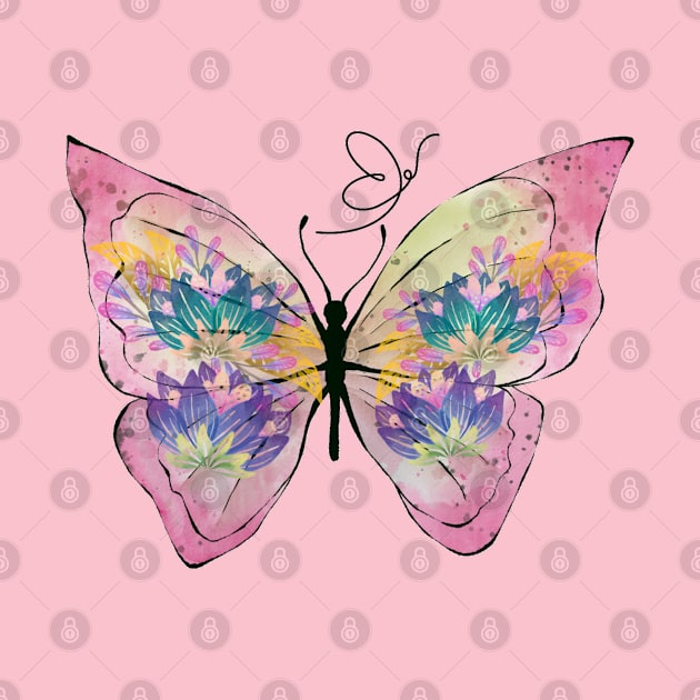 We love butterfly by  Suchalee