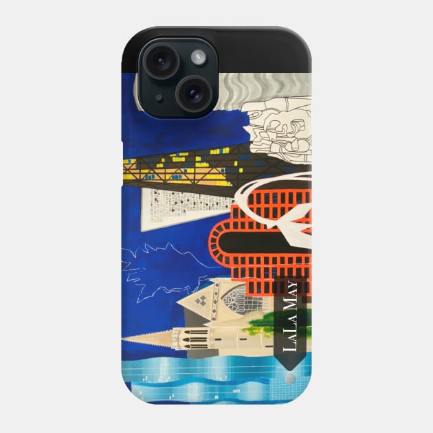 Chicago Architectural Menagerie Phone Case by LaLaMay