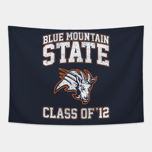 Blue Mountain State Class of 12 Tapestry by huckblade