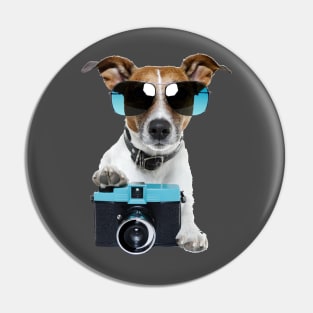 Camera Dog - Say Cheese! Pin