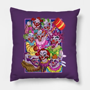 Purple clown Pillow