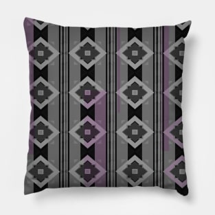 Geometrical Grays and Pink. Pillow