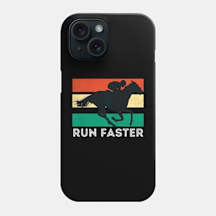 Run faster retro Phone Case