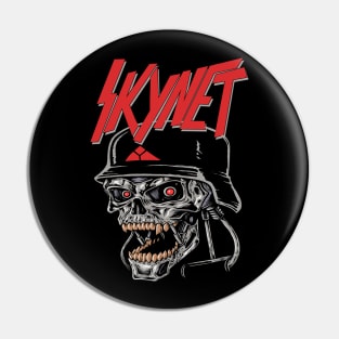 "SKYNET SCREAM" (FRONT AND BACK) Pin