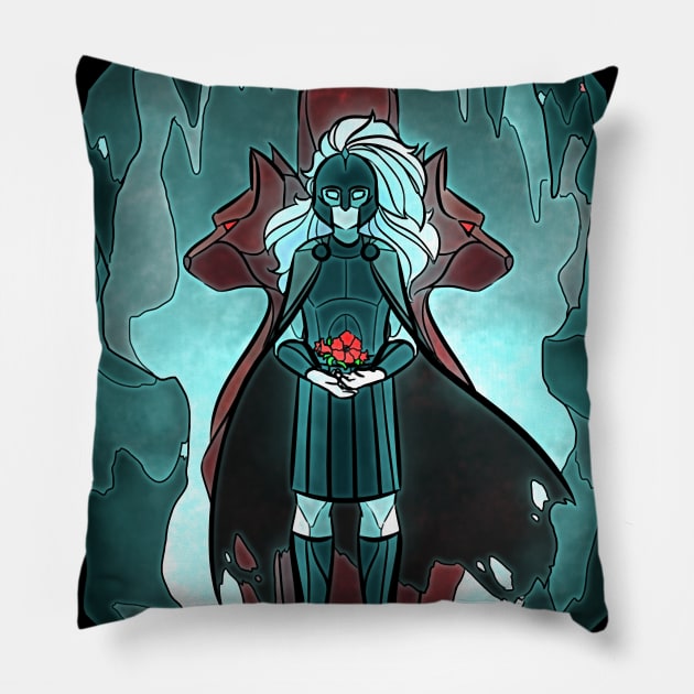 Stained Glass Hades Pillow by zippingcurse