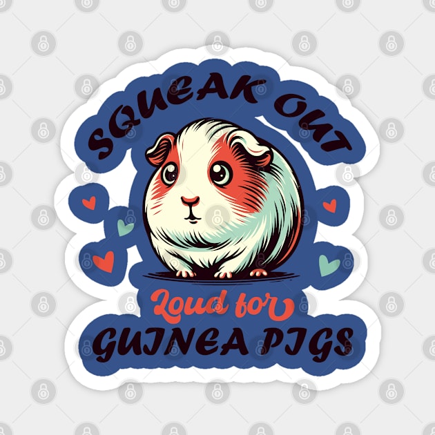 Cute guinea pig Magnet by Art_Boys