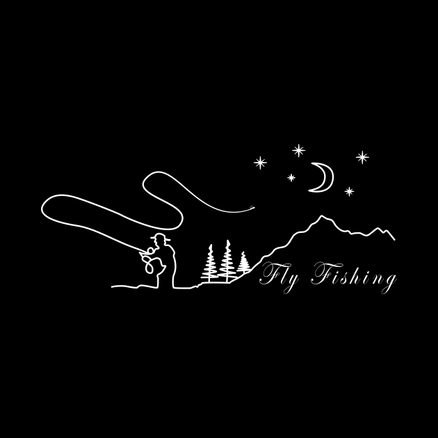 Fly Fishing by Night for all Fisher and Natur Lover by Cedinho