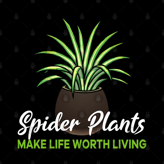 Spider Plants make life worth living by Graphic Garden