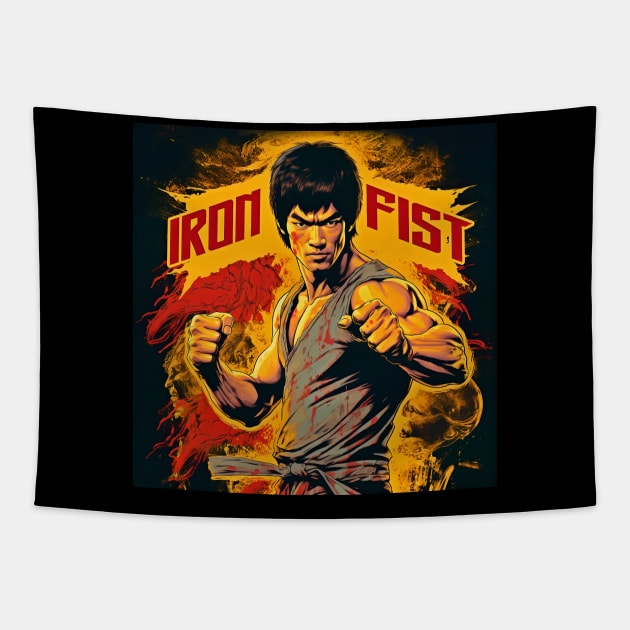 Iron Fist Tapestry by RuiLuis