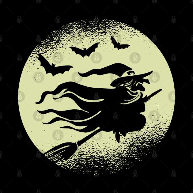 Witch silhouette by madeinchorley