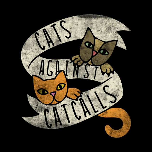 Vintage cats against catcalls by bubbsnugg