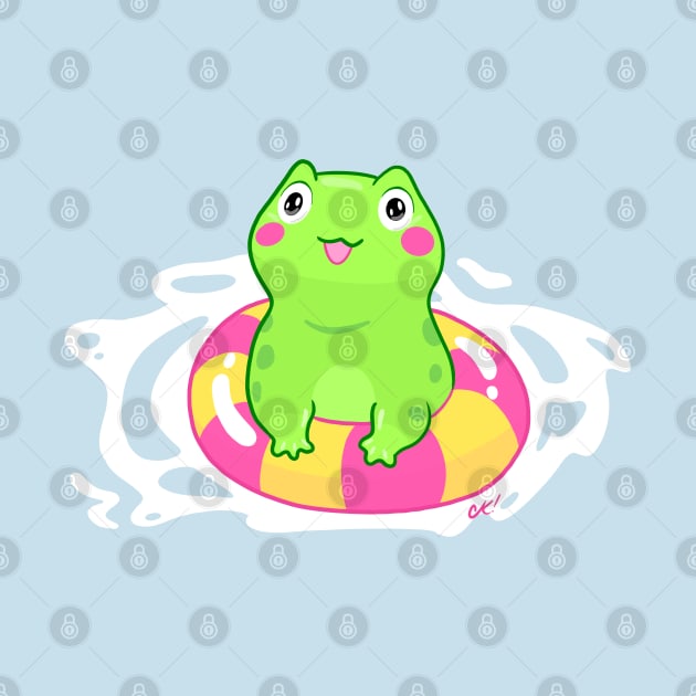 Pool frog by CKline