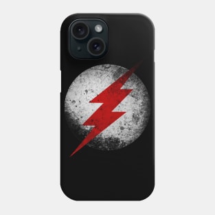 The Black Flash Distressed Grunge Logo Phone Case