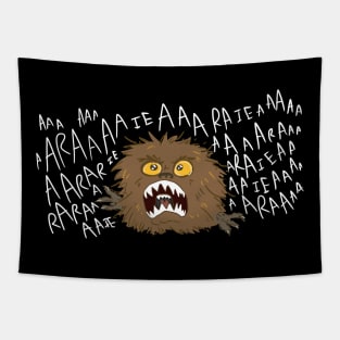 Yelling Fizzgig (No Text) Tapestry