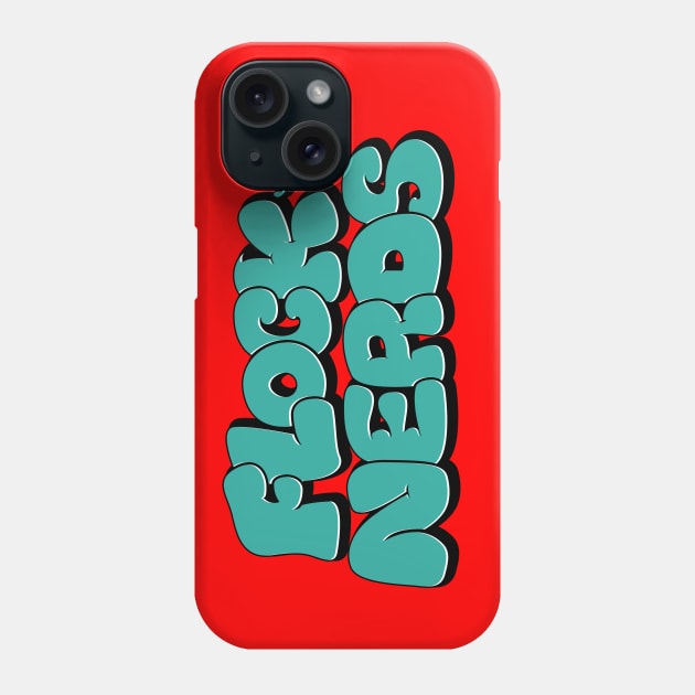 Flock of Nerds - Bubble Teal Phone Case by FlockOfNerds