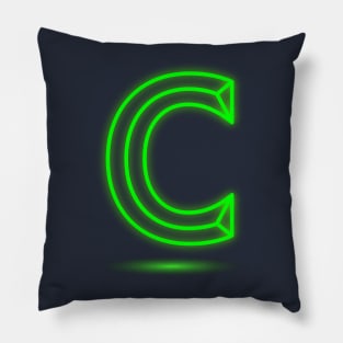 Letter C beautiful letters Pillow