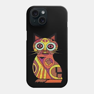 Modern Cat Orange calico Phone Case