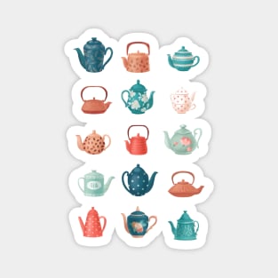 Tea Pots Magnet