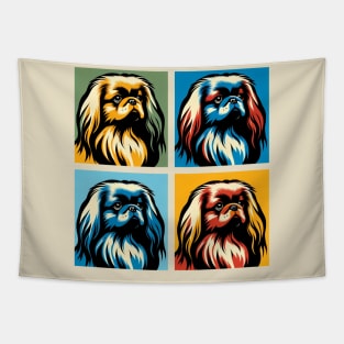 Pekingese Pop Art - Dog Lovers Tapestry