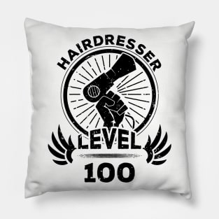 Level 100 Hairdresser Gift Pillow