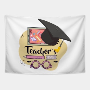 World Teacher's Day Funny Teacher Tapestry