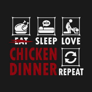 Eat Sleep Pubg Repeat X Love T-Shirt