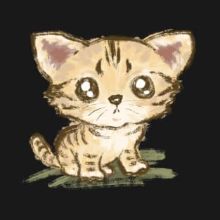 Kitten with lurid eyes T-Shirt