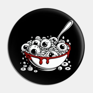 Cereal Killer- Bloody Breakfast Comic Book Design Pin