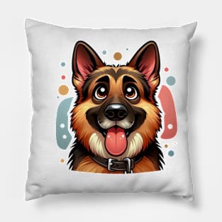 Cute German Shepherd Pillow