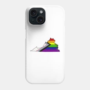 Progress pride flag - Virginia Phone Case