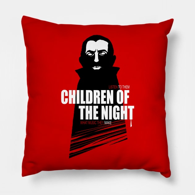 Children of the Night Walk Home Alone... At Night. Pillow by Samhain1992