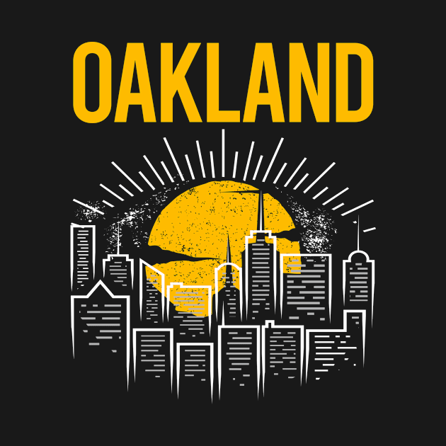 Yellow Moon Oakland by flaskoverhand