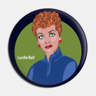 Hollywood actress Lucille Ball Pin