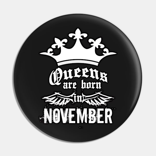 Queens are born in November Pin by JPS-CREATIONS