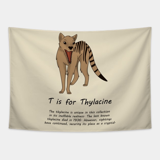 Thylacine Tapestry by possumtees