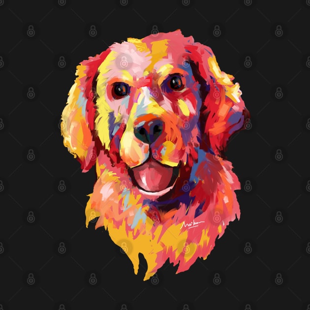 golden retriever by mailsoncello