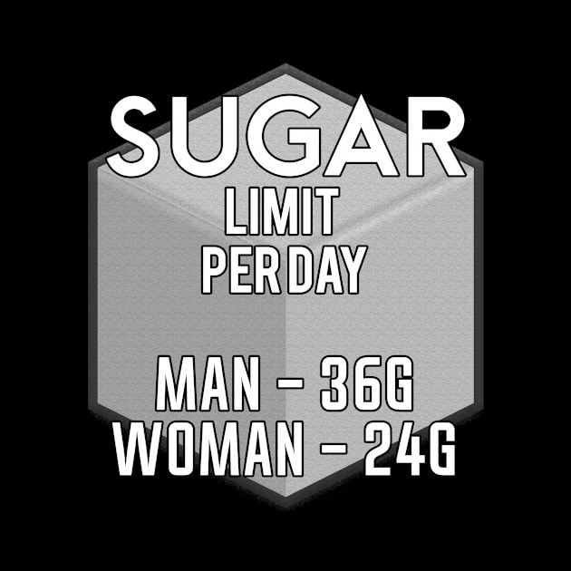 Sugar Limit Per Day - Health Awareness by LetShirtSay