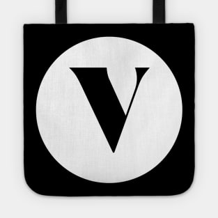 V (Letter Initial Monogram) Tote