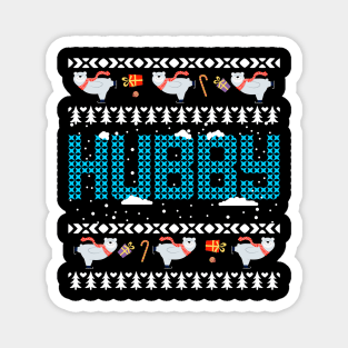 Hubby Wifey Christmas Matching Magnet