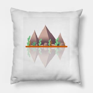 Trellis mountains Pillow