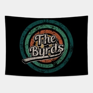 The Byrds // Retro Circle Crack Vintage Tapestry