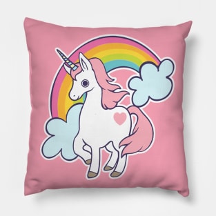 Rainbow Unicorn Pillow