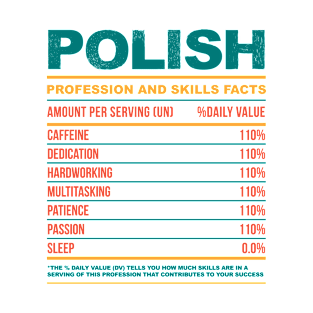 Polish Nutritional Values T-Shirt