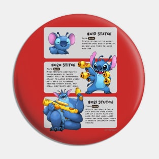 Stitch Evolutions Pin