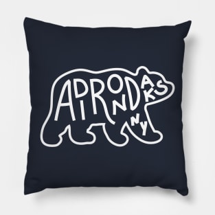 Adirondacks NY Bear Adirondack Mountains New York Hiking Men Pillow