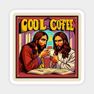 Sip Coffee With Jesus Album Collection Art Magnet